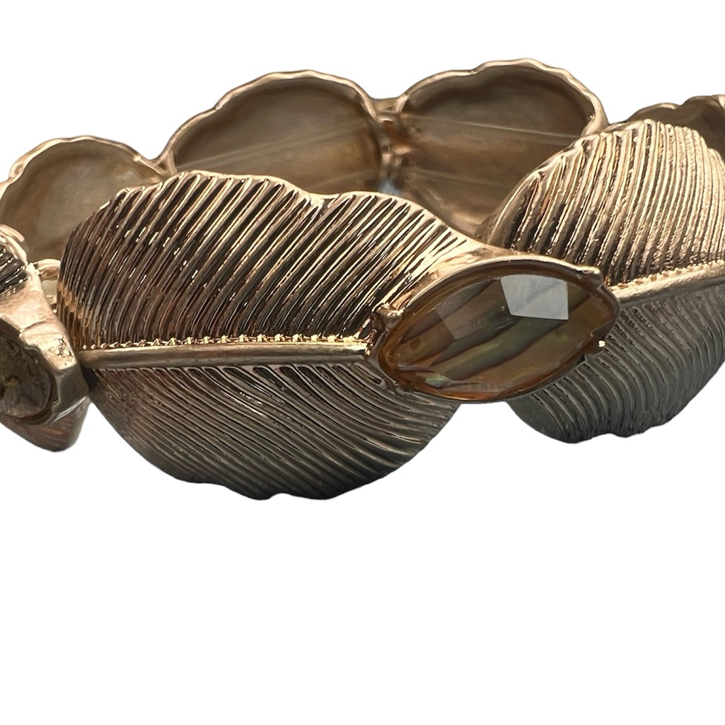 Nwt Nanette Lepore Gold Tone Stretch Bracelet 6$